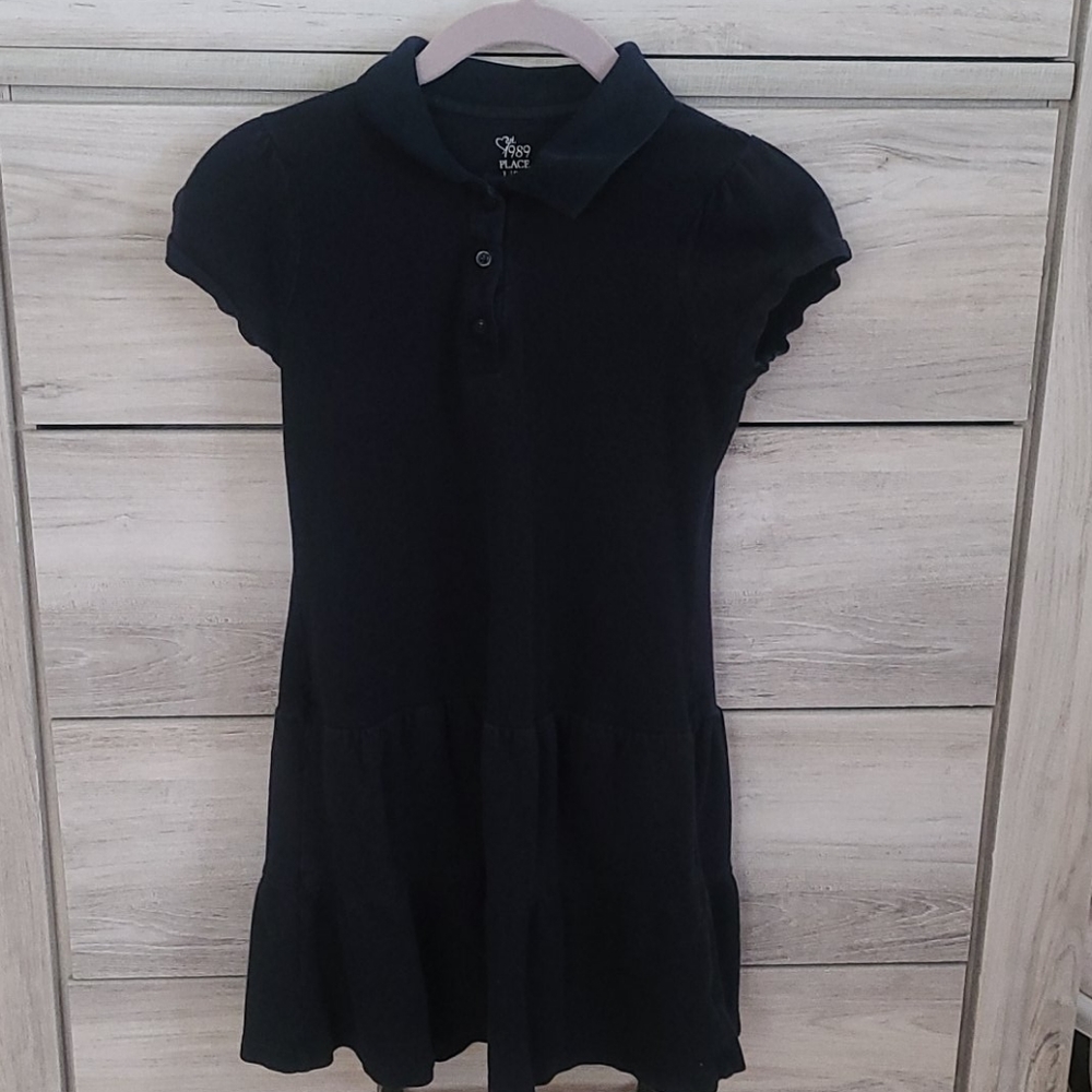 ❤4/$20❤Children's Place Pique Navy Uniform Dress